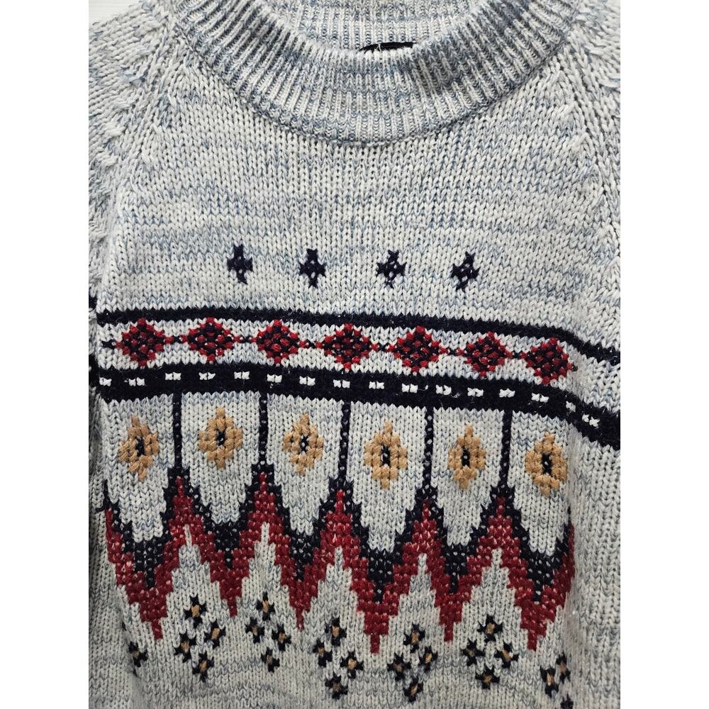 Vintage 90's Christopher Rand Acrylic Sweater Grandpa Grandpacore Size L - Picture 4 of 16